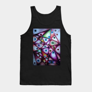 Peek-a-BOO! I See You! Halloween Eyeballs Tank Top